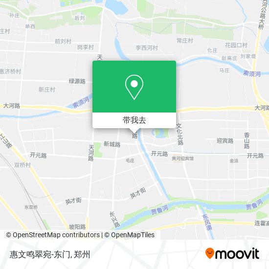 惠文鸣翠宛-东门地图