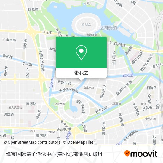 海宝国际亲子游泳中心(建业总部港店)地图