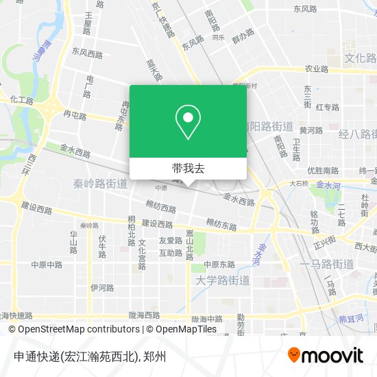 申通快递(宏江瀚苑西北)地图