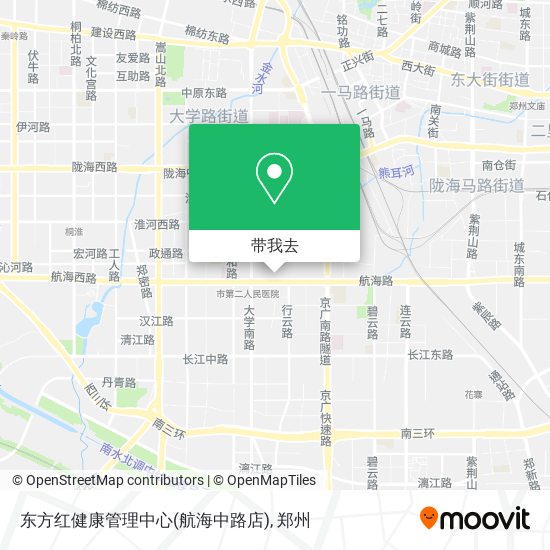 东方红健康管理中心(航海中路店)地图