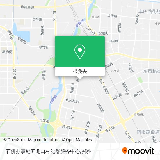 石佛办事处五龙口村党群服务中心地图