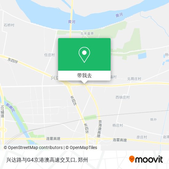 兴达路与G4京港澳高速交叉口地图