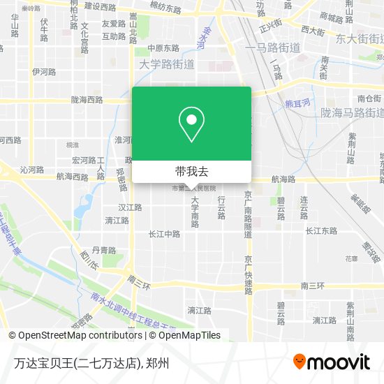 万达宝贝王(二七万达店)地图