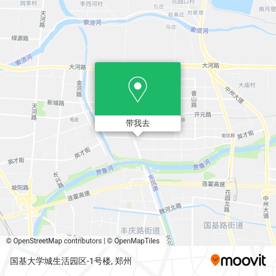 国基大学城生活园区-1号楼地图