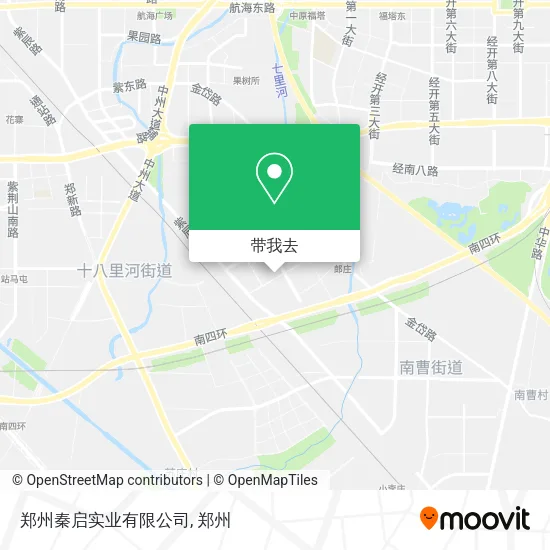 郑州秦启实业有限公司地图