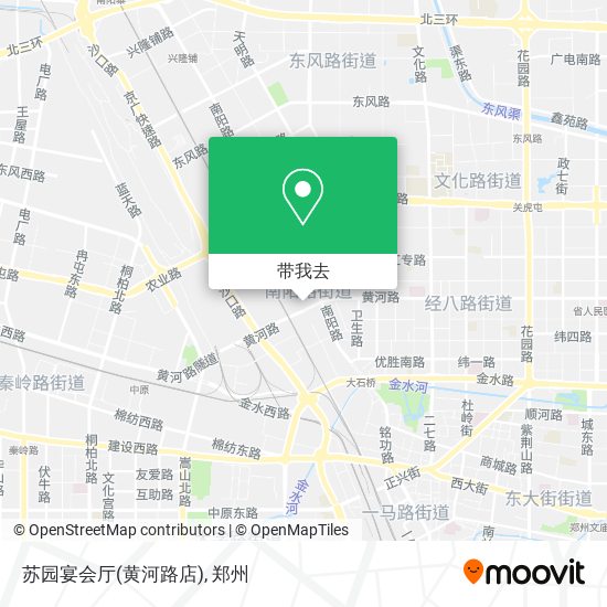 苏园宴会厅(黄河路店)地图