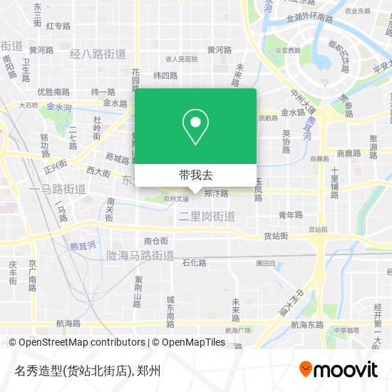 名秀造型(货站北街店)地图