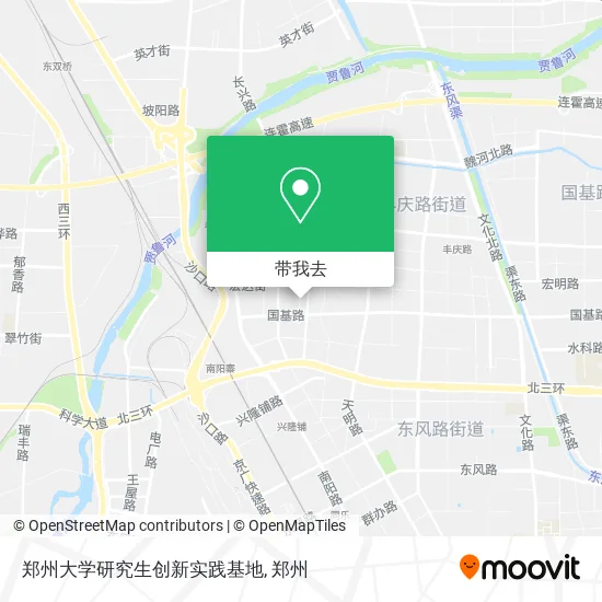 郑州大学研究生创新实践基地地图