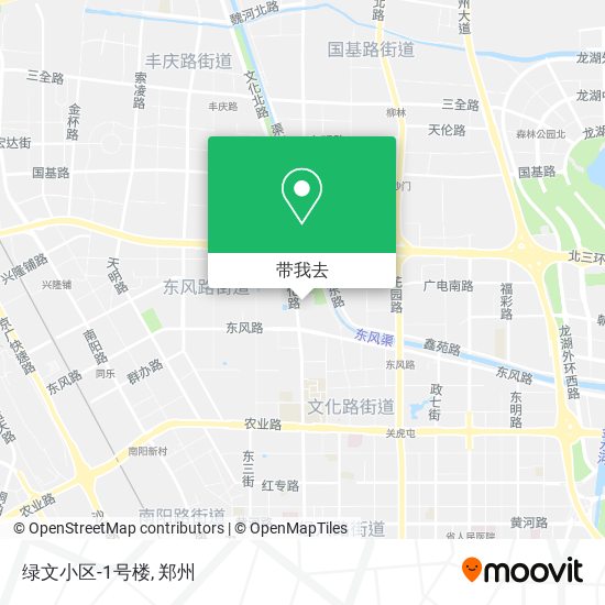 绿文小区-1号楼地图