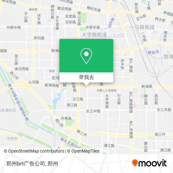 郑州brt广告公司地图