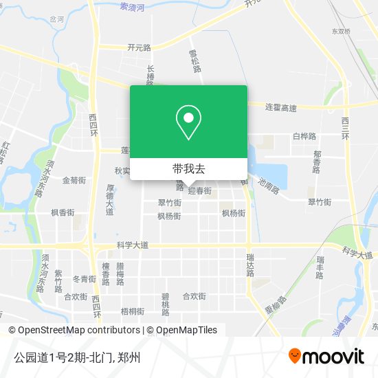 公园道1号2期-北门地图