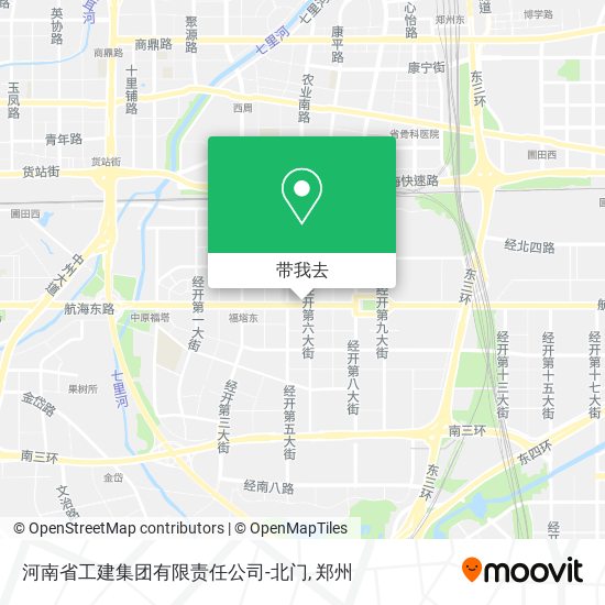 河南省工建集团有限责任公司-北门地图