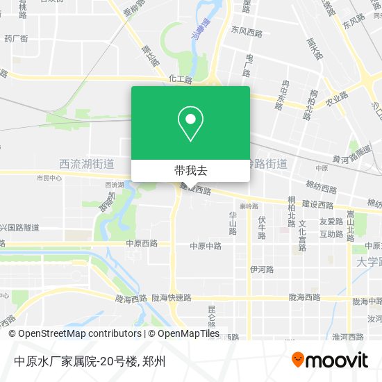 中原水厂家属院-20号楼地图