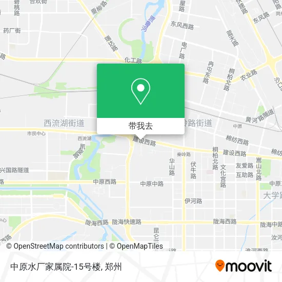 中原水厂家属院-15号楼地图
