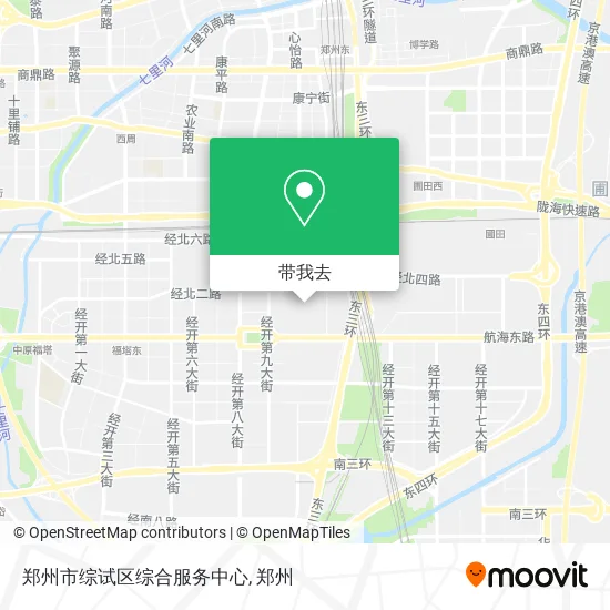 郑州市综试区综合服务中心地图
