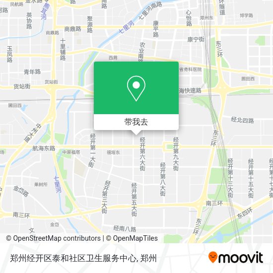 郑州经开区泰和社区卫生服务中心地图