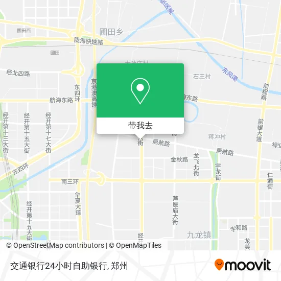 交通银行24小时自助银行地图