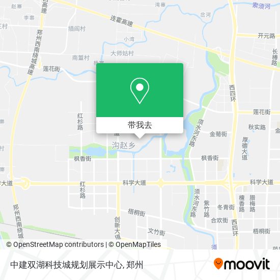 中建双湖科技城规划展示中心地图