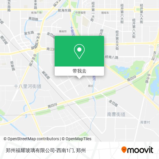 郑州福耀玻璃有限公司-西南1门地图