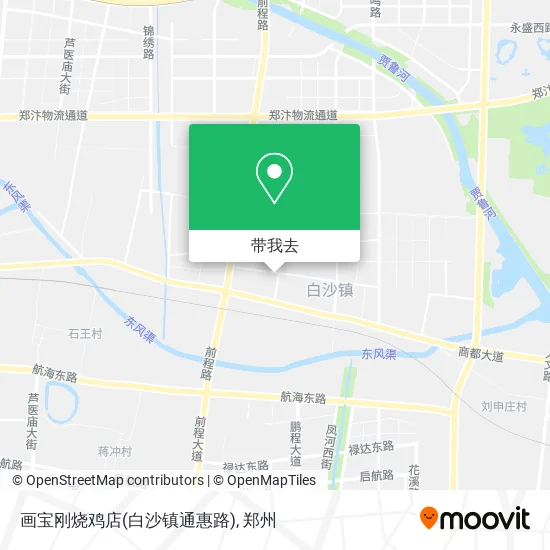 画宝刚烧鸡店(白沙镇通惠路)地图