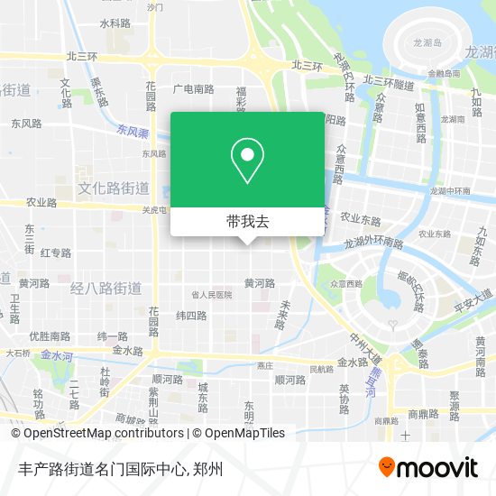 丰产路街道名门国际中心地图