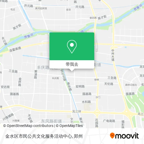 金水区市民公共文化服务活动中心地图