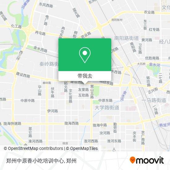 郑州中原香小吃培训中心地图