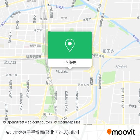 东北大馅饺子手擀面(经北四路店)地图