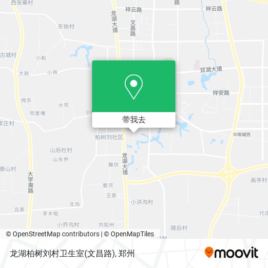 龙湖柏树刘村卫生室(文昌路)地图