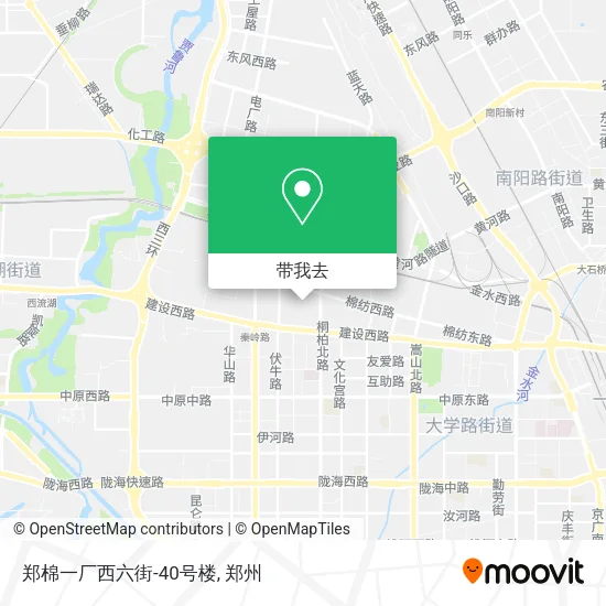 郑棉一厂西六街-40号楼地图