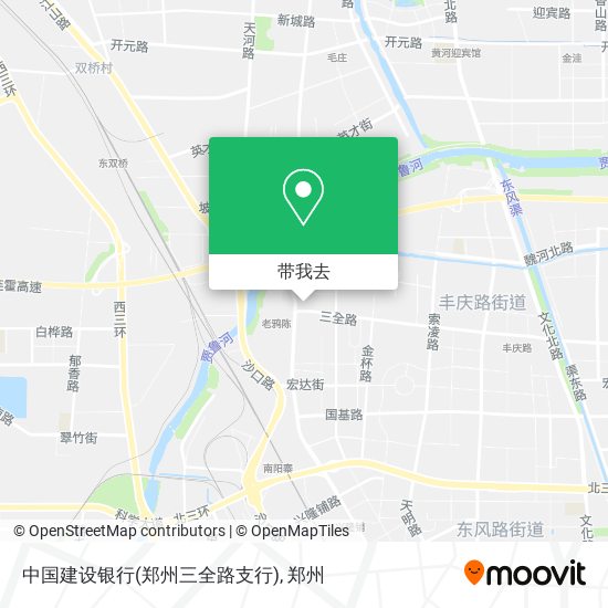 中国建设银行(郑州三全路支行)地图