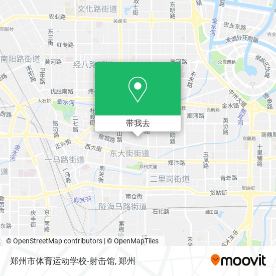 郑州市体育运动学校-射击馆地图