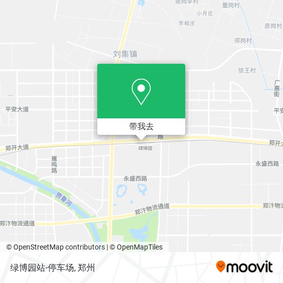 绿博园站-停车场地图