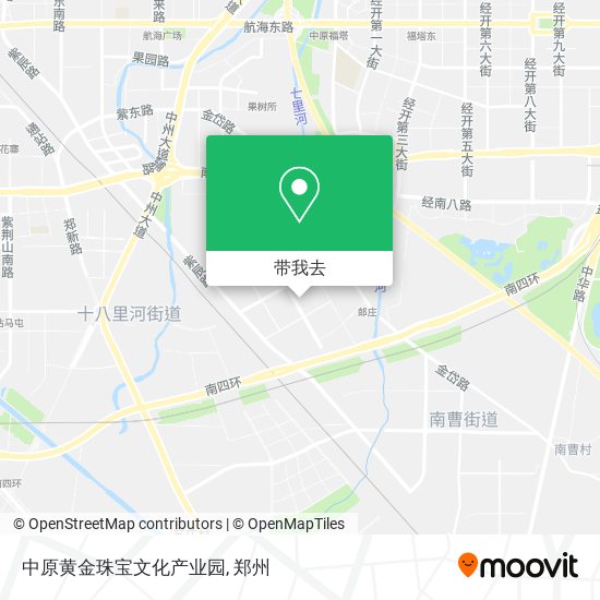 中原黄金珠宝文化产业园地图