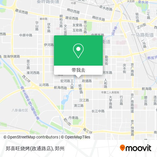 郑喜旺烧烤(政通路店)地图