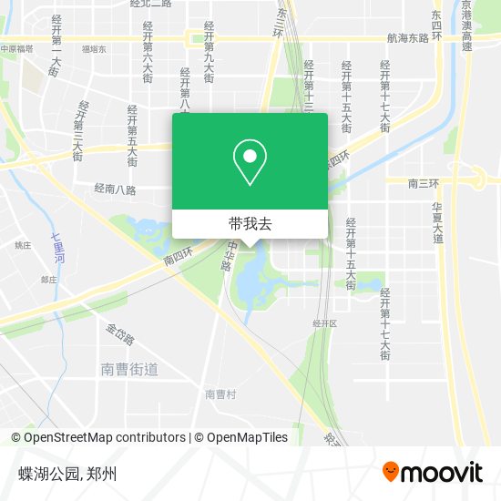 蝶湖公园地图