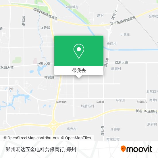 郑州宏达五金电料劳保商行地图