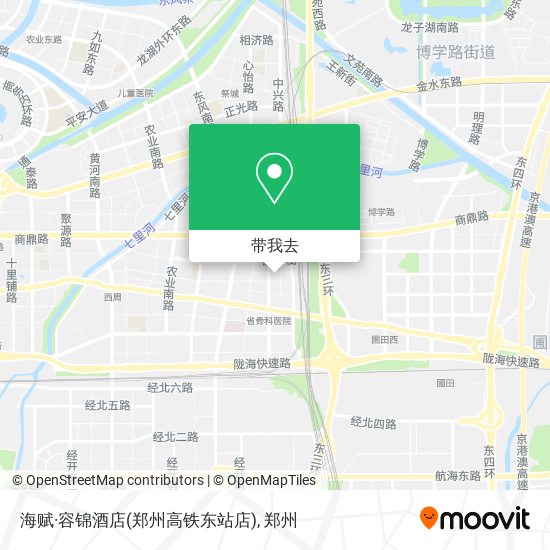 海赋·容锦酒店(郑州高铁东站店)地图
