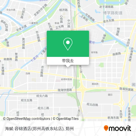 海赋·容锦酒店(郑州高铁东站店)地图