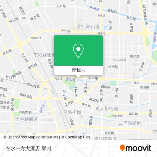 在水一方大酒店地图