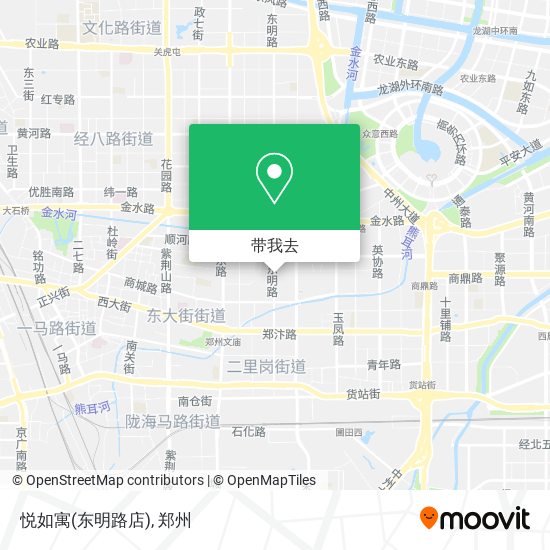 悦如寓(东明路店)地图