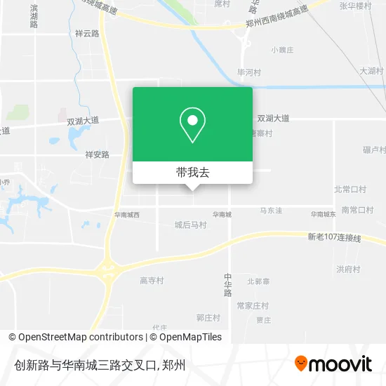 创新路与华南城三路交叉口地图