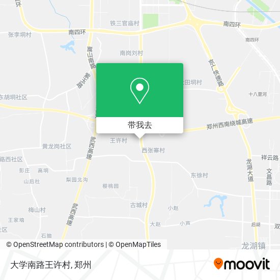 大学南路王许村地图