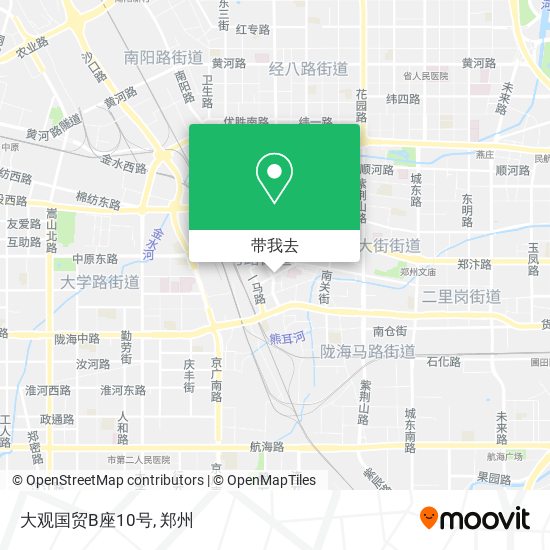 大观国贸B座10号地图