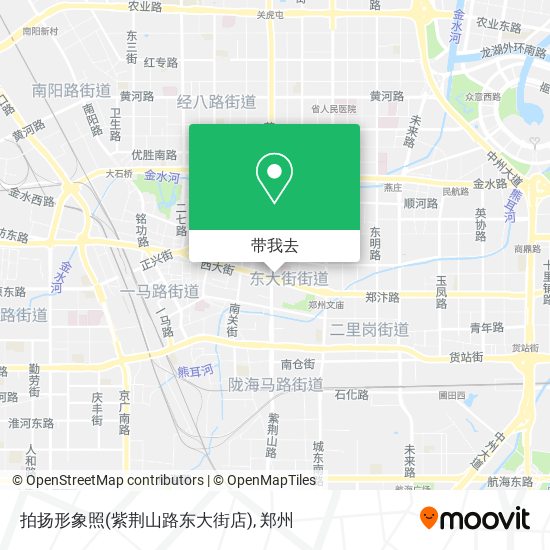 拍扬形象照(紫荆山路东大街店)地图