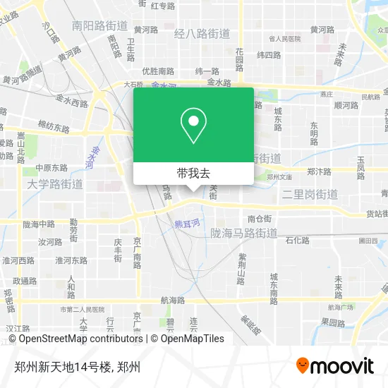 郑州新天地14号楼地图