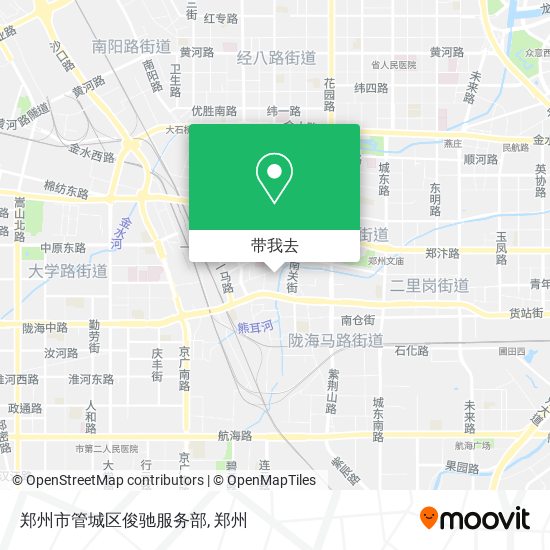 郑州市管城区俊驰服务部地图