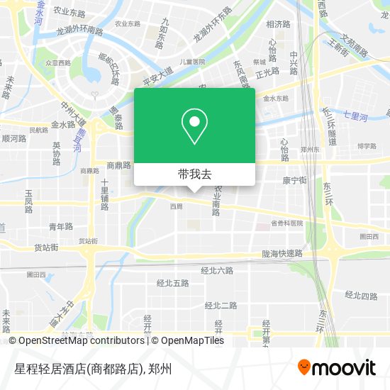 星程轻居酒店(商都路店)地图