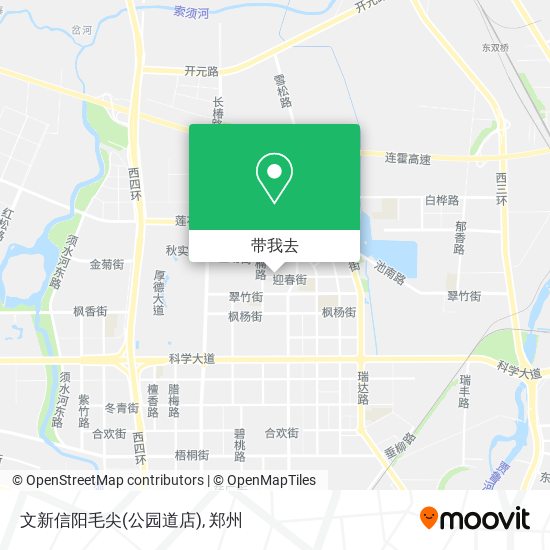 文新信阳毛尖(公园道店)地图