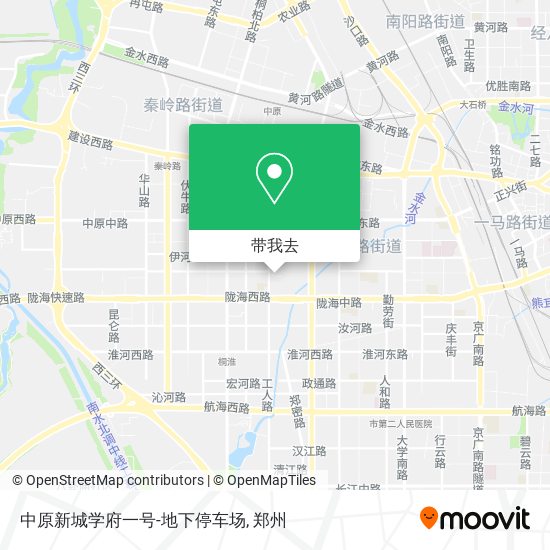 中原新城学府一号-地下停车场地图